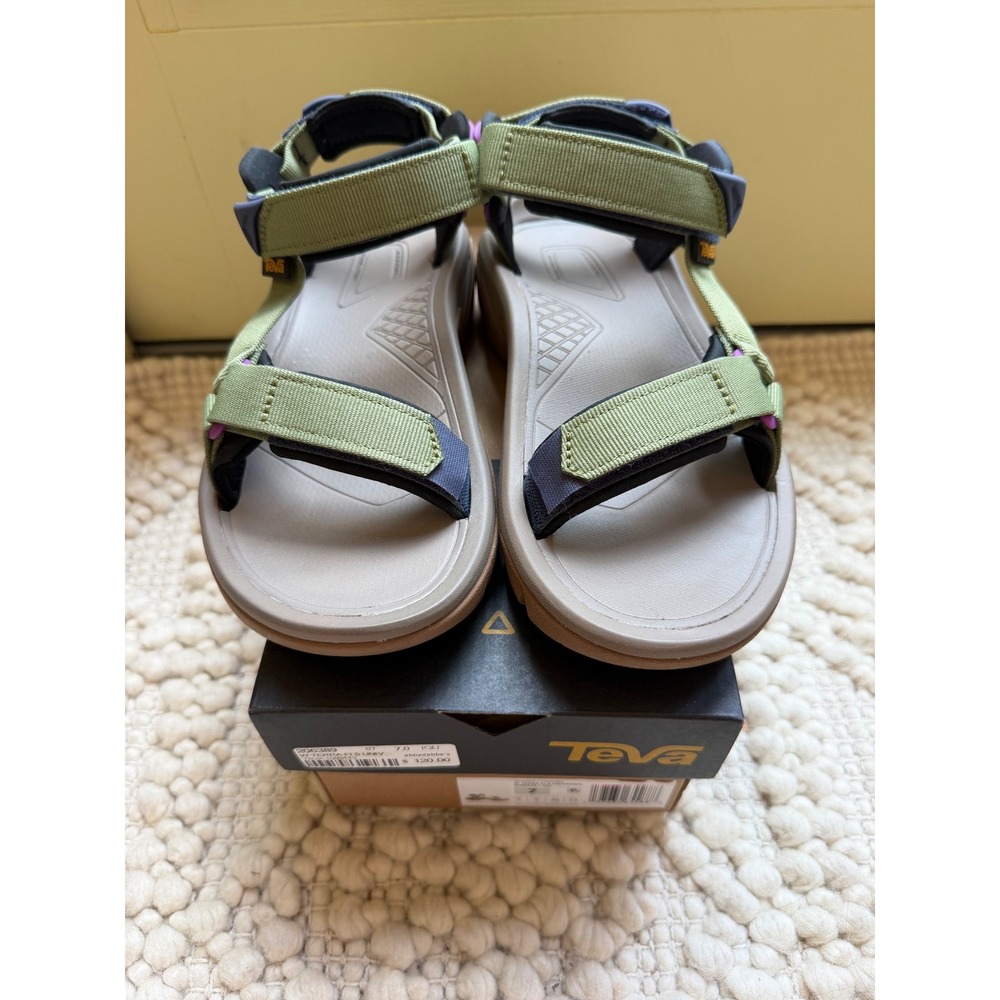 NIB Teva Terra Fi 5 Universal Sandals Iguana Green 7 Gorpcore 1099443
